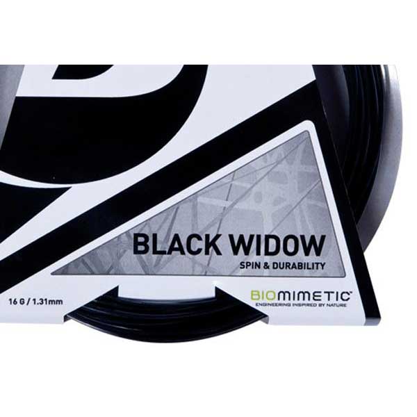 Dunlop Corde Mulinello Tennis Black Widow 200 m