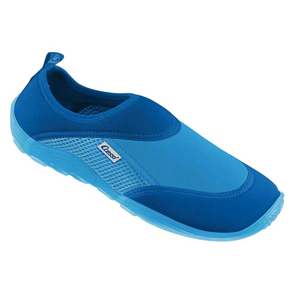 Cressi Reef Water Aqua Shoes Coral Light Blue/white  Size 33 Brand New 8022983082370 