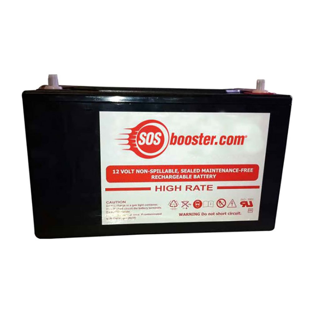 SOS Booster 12V Battery Black