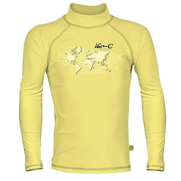IQ-Company Maglietta con Protezione UV Bambino IQ 300 Youngster Maniche Lunghe Ocean 