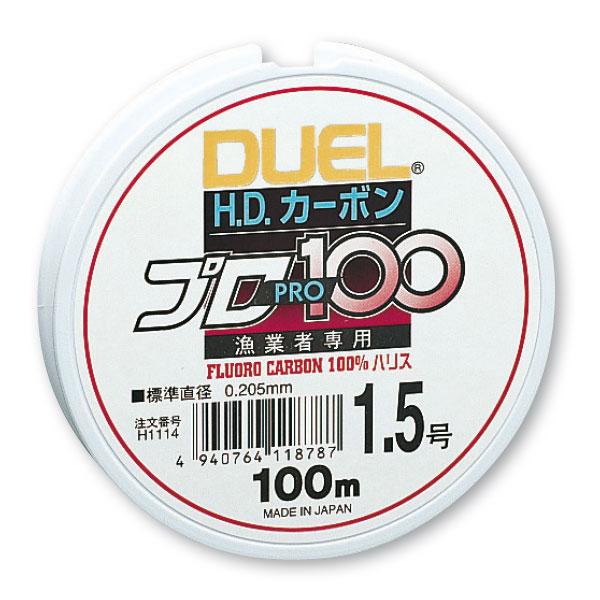 duel-h.d.-carbon-pro-100-s-fluorocarbon-100-m-linie