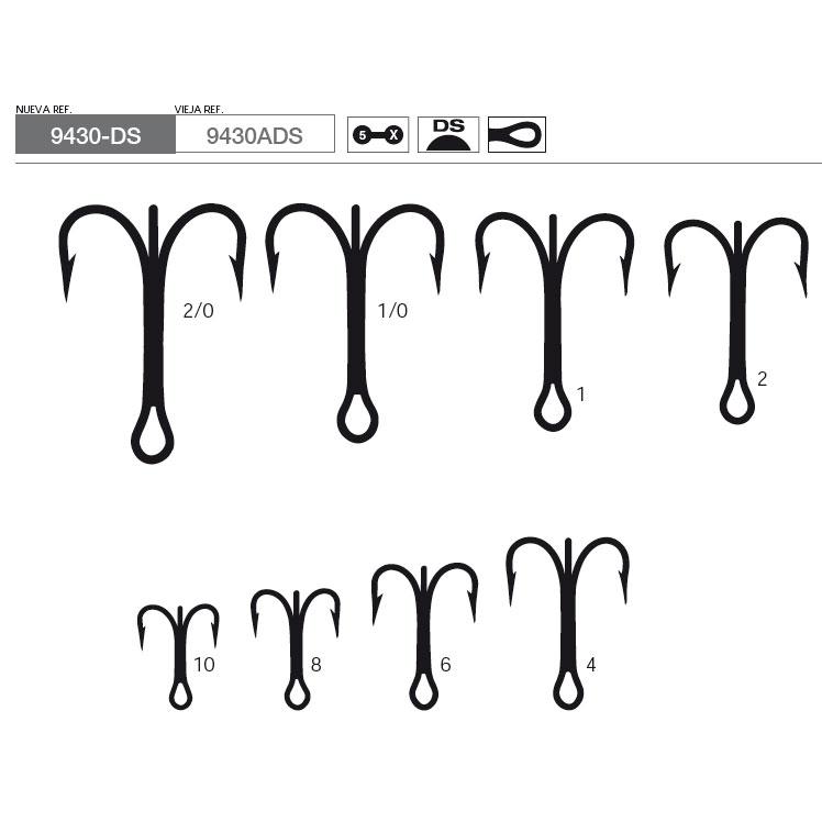 Mustad Accrocher 9430 DS 5X