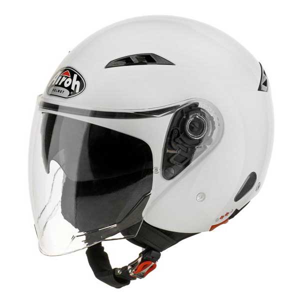 Airoh Casque Helmet Jet City One Flash Blanc Brillant Airoh Taille M 