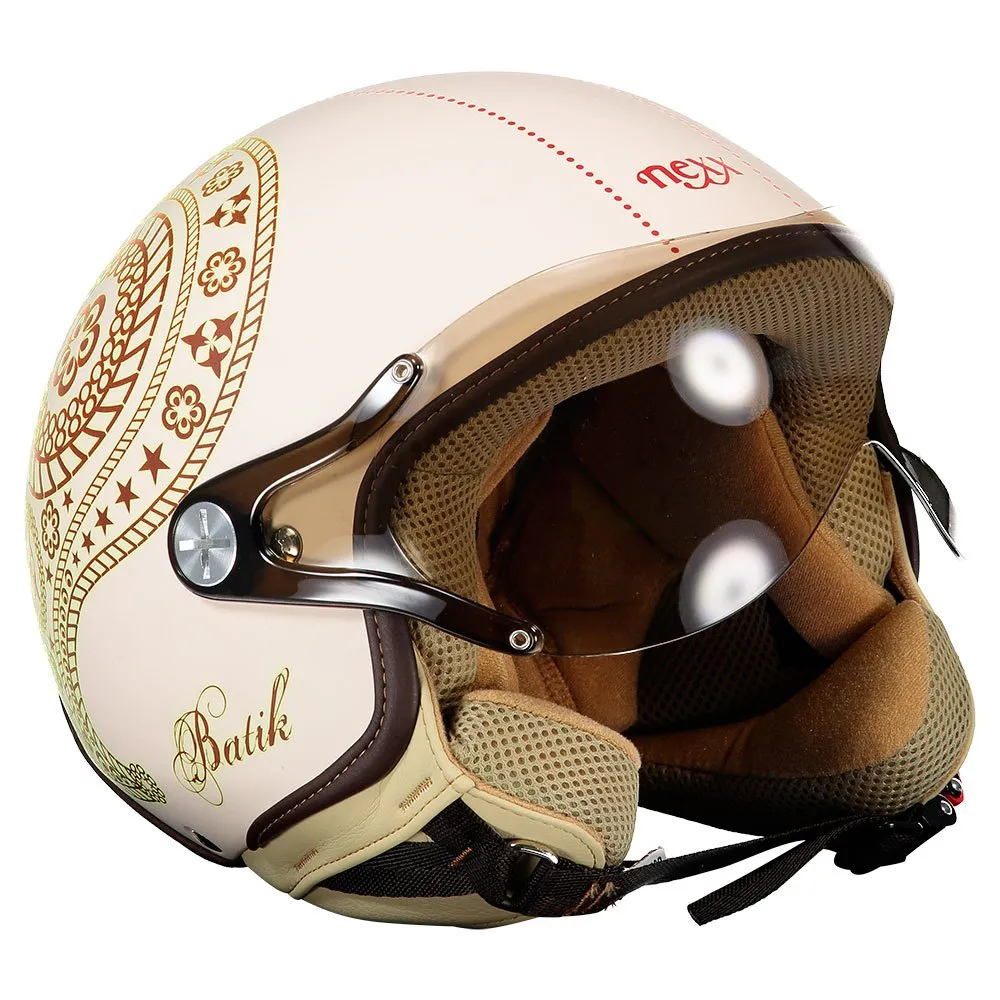 Nexx SX.60 Batik Java Cream Open Face Helmet | Motardinn