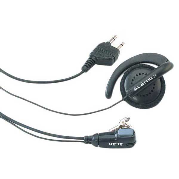 Midland Microphone with Earphone and PTT/Vox MA 24 L Headphone