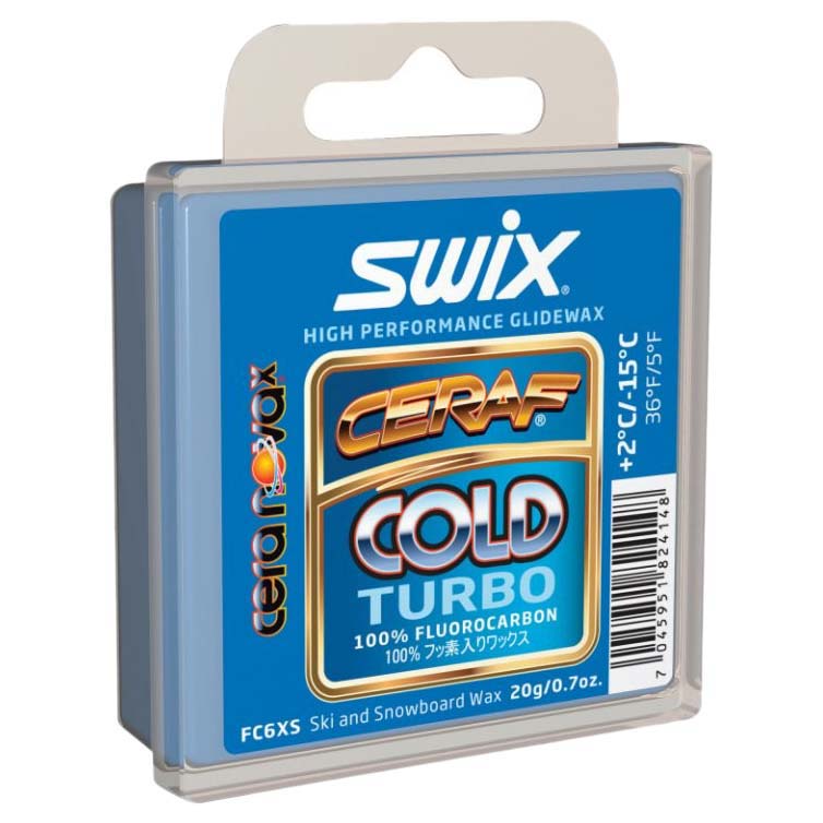 Swix FC6XS Cera F Solid Cold Turbo 2°C/-15°C 20g Blue | Snowinn