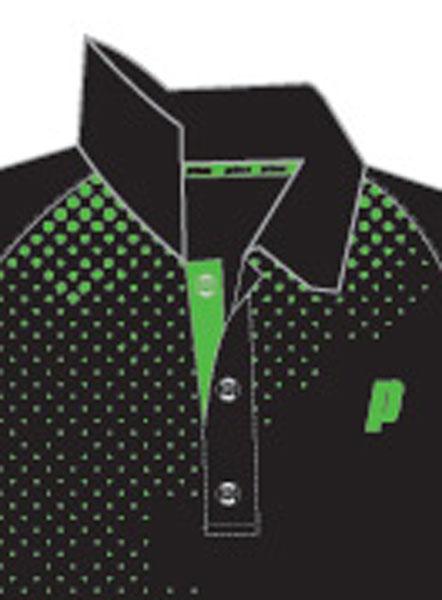 Prince Polo Manica Corta Graphic Black / Green