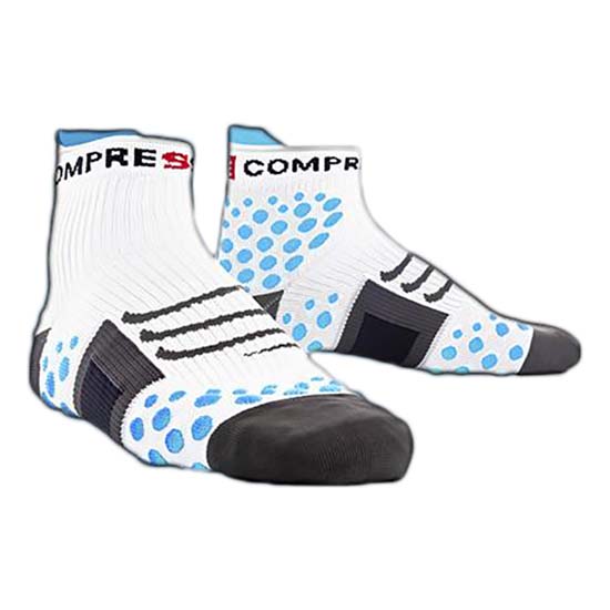 compressport-trail-high-white-blue-socks