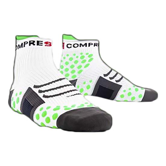 compressport-trail-high-white-green-socks