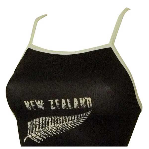 Turbo Costume Da Bagno Con Spalline Sottili Della Nuova Zelanda
