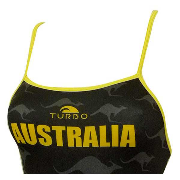 Turbo Australië Kangaroo Signal-badpak Met Dunne Bandjes