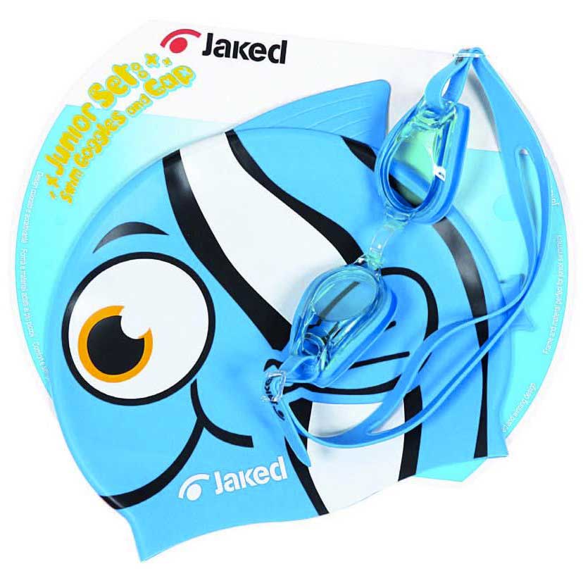 jaked-touca-natacao-kit-silicone-and-goggles-junior