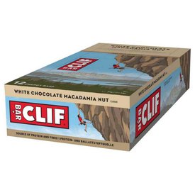 Clif 12 Units White Chocolate And Macadamia Nuts Energy Bars Box