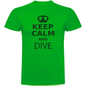 kruskis-keep-calm-and-dive-短袖t恤