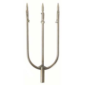 Salvimar Big Stainless Steel Prongs 3 Barbs Spearfishing Speargun Tip Point 