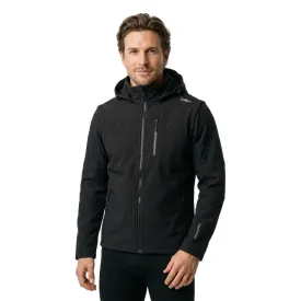 Cmp Snaps Hood With Detechable Sleeves 3a74427n Softshelljacke