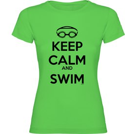 Kruskis Camiseta De Manga Curta Keep Calm And Swim