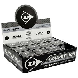 Dunlop Caja Pelotas Squash Competition Punto Gris Único