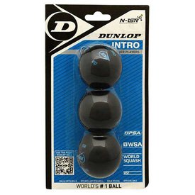 Dunlop Pelotas Squash Intro Punto Azul Único
