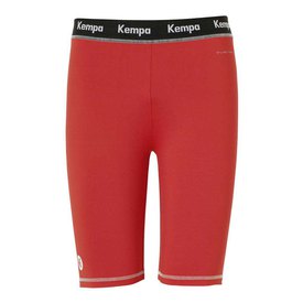 Kempa Kempa Mens Attitude Base Layer Sports Training Tights Shorts Bottom Red 