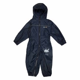 Kids Regatta Waterproof 2-Piece Rain Set Jacket & Trousers Suit Rainsuit Boys Girls Childs Unisex 