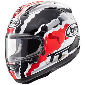 Casque Helm Casque Helmet Arai RX-7 V Honda CB Rouge Argent AR2796HD Taille L 