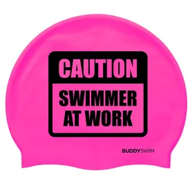 buddyswim-caution-swimmer-at-work-silicone-badehette