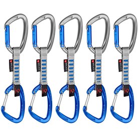 KAILAS Vacuo Quickdraw Set Carabiner Pack 22kN for Rock Climbing Positron Heavy Duty CE Certified Large Climbing Gear 