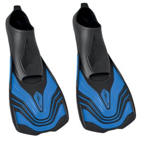 Seac TEAM 46/47 Yellow and Blue Swim Fins Mens UK Size 11.5-12.5 USA Size 11-12 