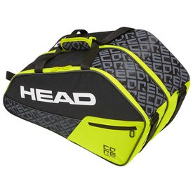 Squash or Badminton Black/Yellow for Tennis HEAD Core Combi 6 Racquet Bag 