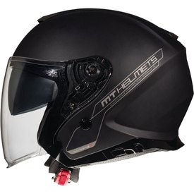 MT Helmets Thunder 3 SV Jet Solid Открытый Шлем