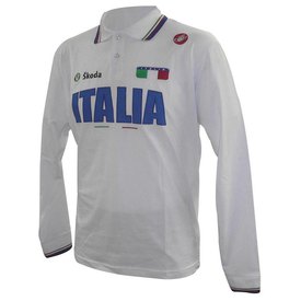 Castelli Camisa Pólo Manga Comprida Italian Team 12/14