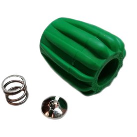 Metalsub Technical knob kit for tank valve green