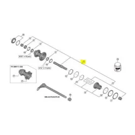 shimano-fh-m9111-hub-axle