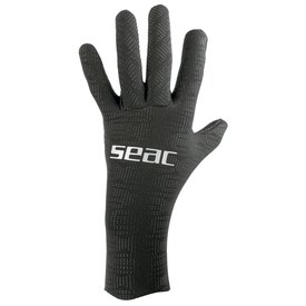 Seac Sub Ultra Flex scuba diving gloves black 2mm neoprene 
