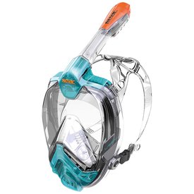 Seac Magica Vollgesichtsmaske blau/orange L/XL Schnorchelmaske Maske Schnorcheln 