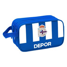 Safta Deportivo De La Coruña 2 Zippers 4.9L Wash Bag