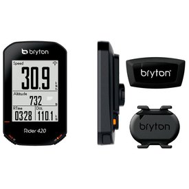 Bryton Aero 60 GPS Cycle Computer incl Heart Rate Monitor&Speed&Cadence Sensors 