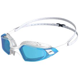 White/Blue Speedo Mariner Supreme Senior Adults Swimming Goggles 