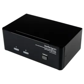 startech-2端口dvi-vga双显示器kvm切换器
