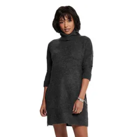 only-jana-cowl-neck-wool-knit-short-dress