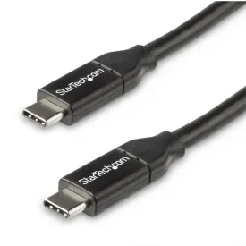startech-cabo-usb-c-com-pd-usb-2.0-0.5m-5a