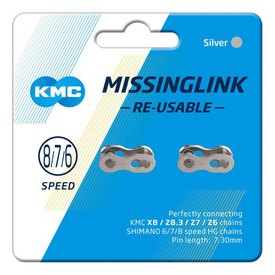 KMC Missinglink Re-Usable 7.3 mm 2 Units