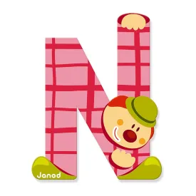 janod-小丑字母-n