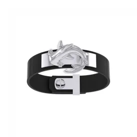 dive-silver-hammerhead-shark-leather-팔찌