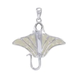 dive-silver-Кулон-manta-ray