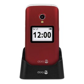 Doro 2404 Rouge - téléphone senior à clapet - Auriseo