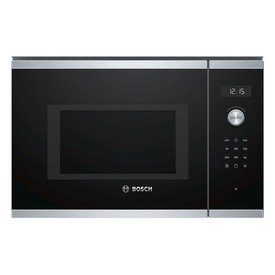 Bosch Serie 4 800W Touch Grill Microwave Silver|