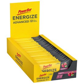 Powerbar Energize Advanced 55g 25 Units Raspberry Energy Bars Box