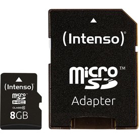 Intenso Micro SDHC 8GB Class 10 Memory Card